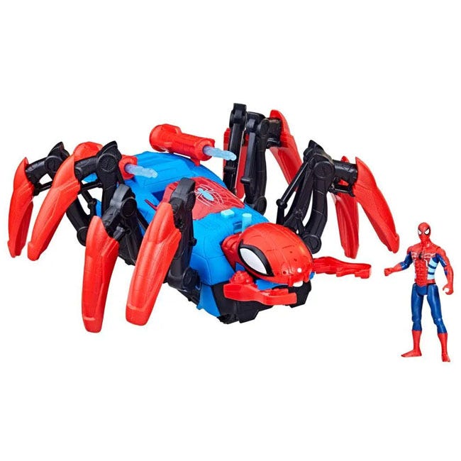 MARVEL SPIDERMAN TO CRAWL N BLAST SPIDER