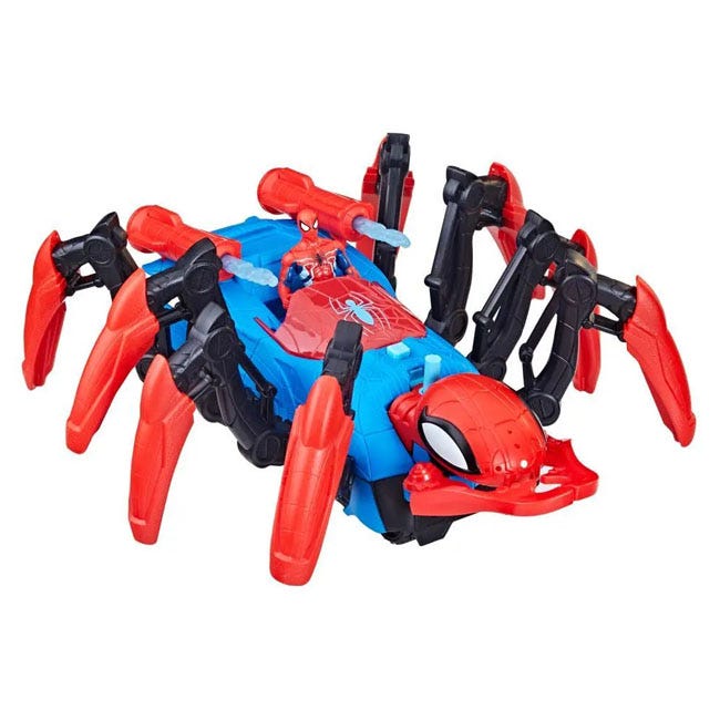 MARVEL SPIDERMAN TO CRAWL N BLAST SPIDER