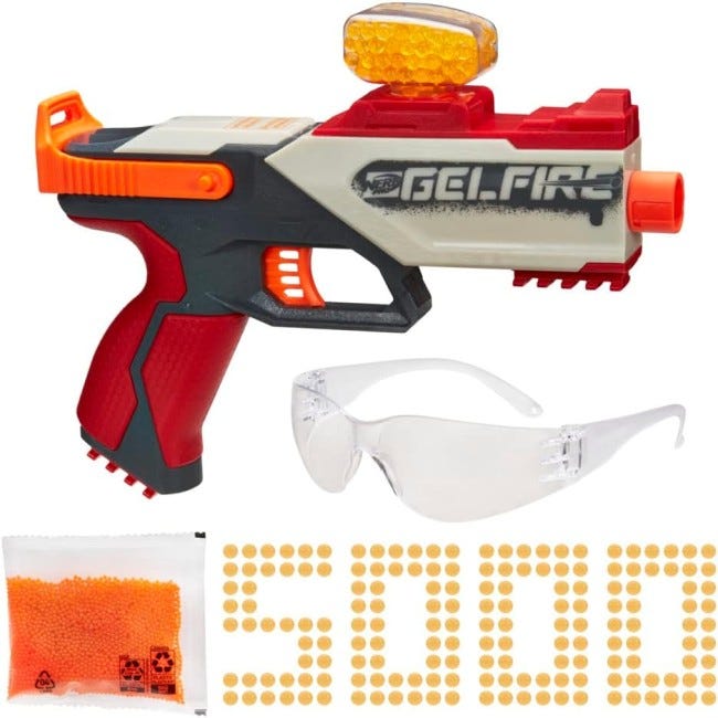 NERF PRO GELFIRE SPRING ACTION GEL BLASTER