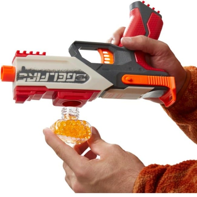 NERF PRO GELFIRE SPRING ACTION GEL BLASTER
