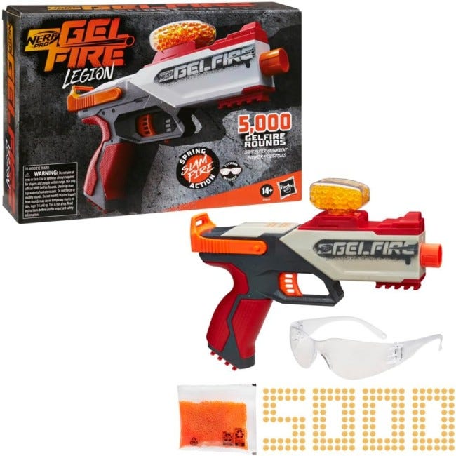 NERF PRO GELFIRE SPRING ACTION GEL BLASTER
