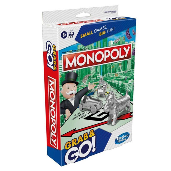 HASBRO MONOPOLY GRAB AND GO GAME