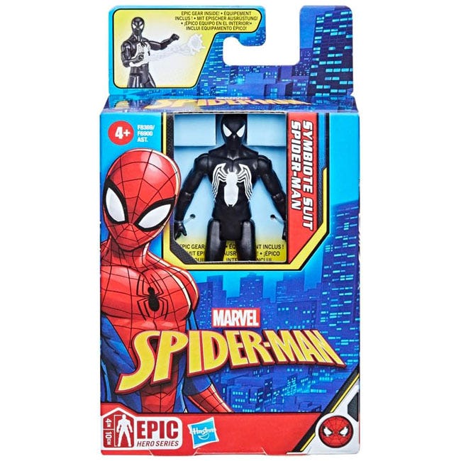MARVEL AVENGERS EPIC HERO SERIES SPIDERMAN SYMBIOTE SUIT