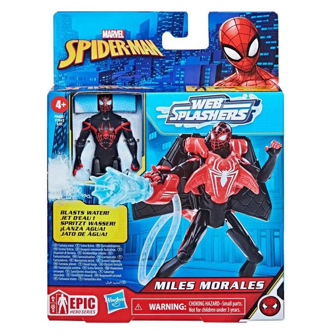 HASBRO MARVEL SPIDERMAN AQUA WEB WARRIORS MILES MORALES