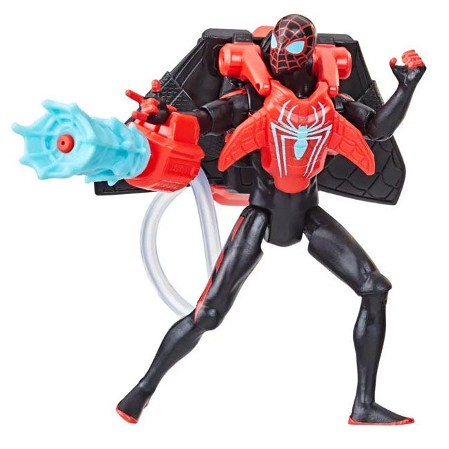HASBRO MARVEL SPIDERMAN AQUA WEB WARRIORS MILES MORALES