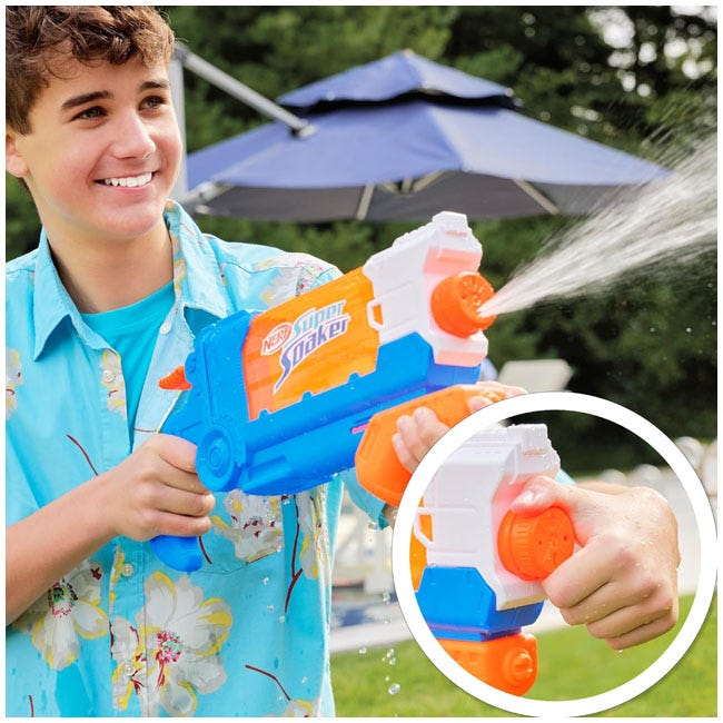 NERF SUPER SOAKER FLIP FILL WATER BLASTER