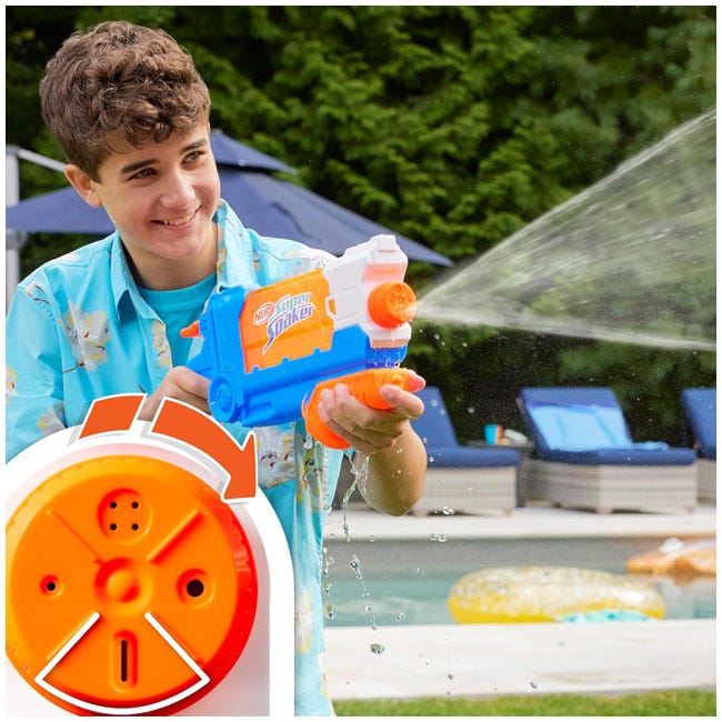 NERF SUPER SOAKER FLIP FILL WATER BLASTER