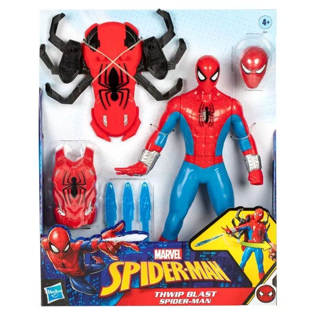 MARVEL THWIP BLAST SPIDERMAN ACTION FIGURE