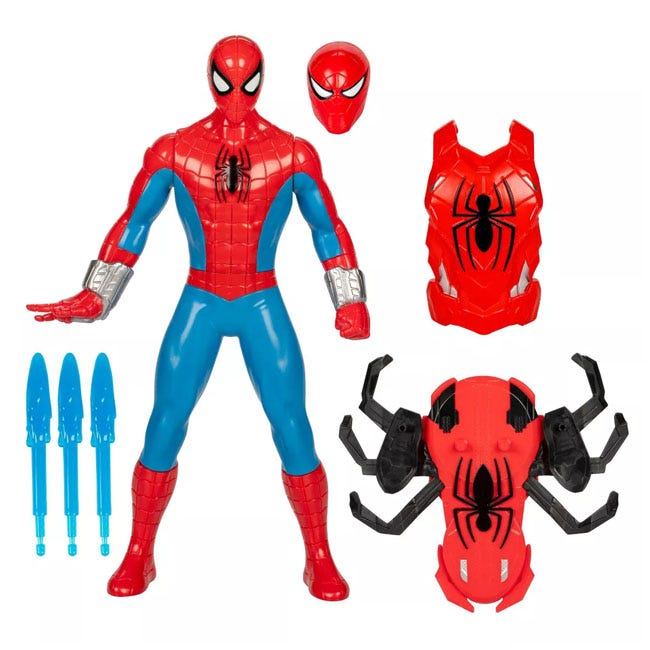 MARVEL THWIP BLAST SPIDERMAN ACTION FIGURE