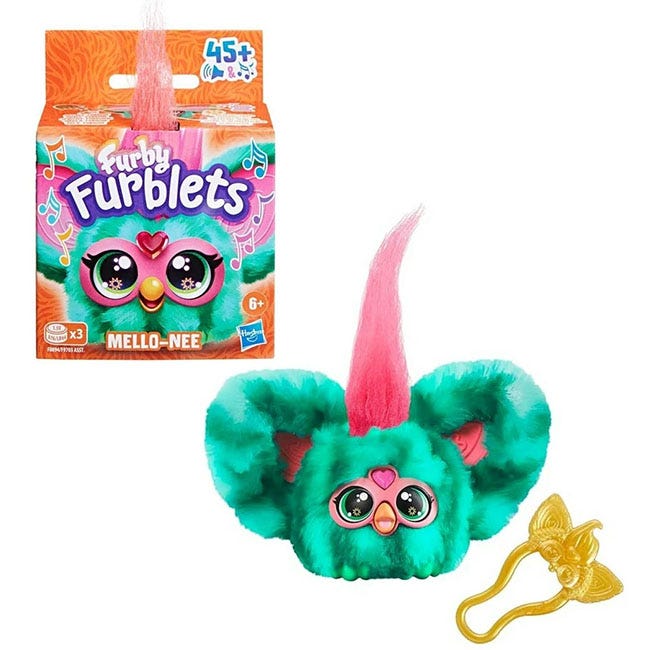 FURBY FURBLETS MELLO NEE SUMMER CHILL MINI ELCTRONIC PLUSH