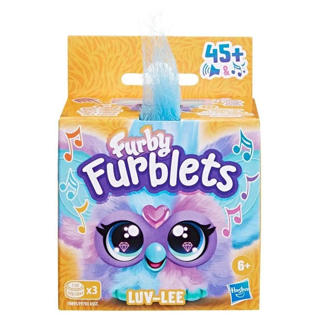 FURBY FURBLETS LUV LEE POP MINI ELECTRONIC PLUSH