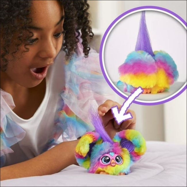 FURBY FURBLETS RAY-VEE MINI ELECTRONIC PLUSH