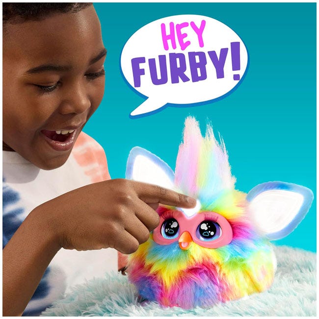 FURBY TIE DYE PLUSH INTERACTIVE TOY