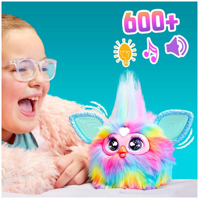 FURBY TIE DYE PLUSH INTERACTIVE TOY