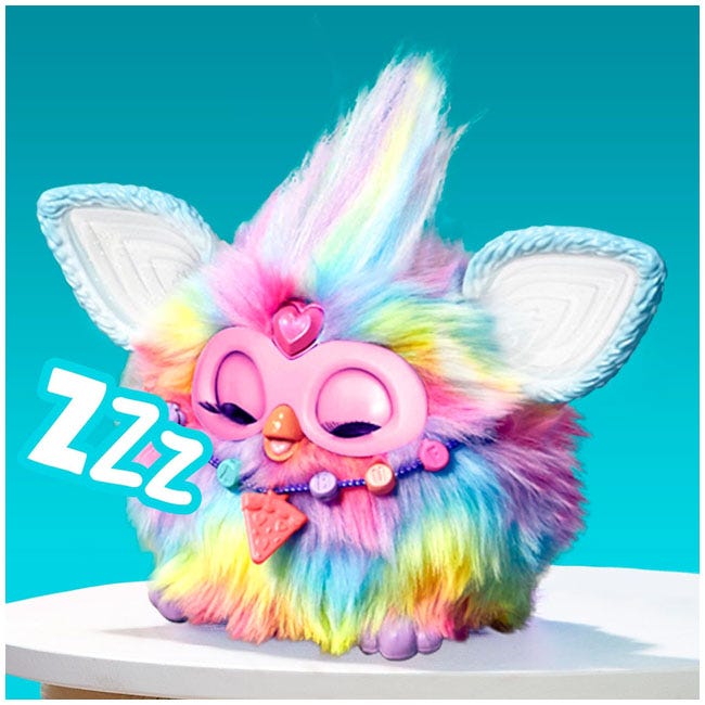 FURBY TIE DYE PLUSH INTERACTIVE TOY