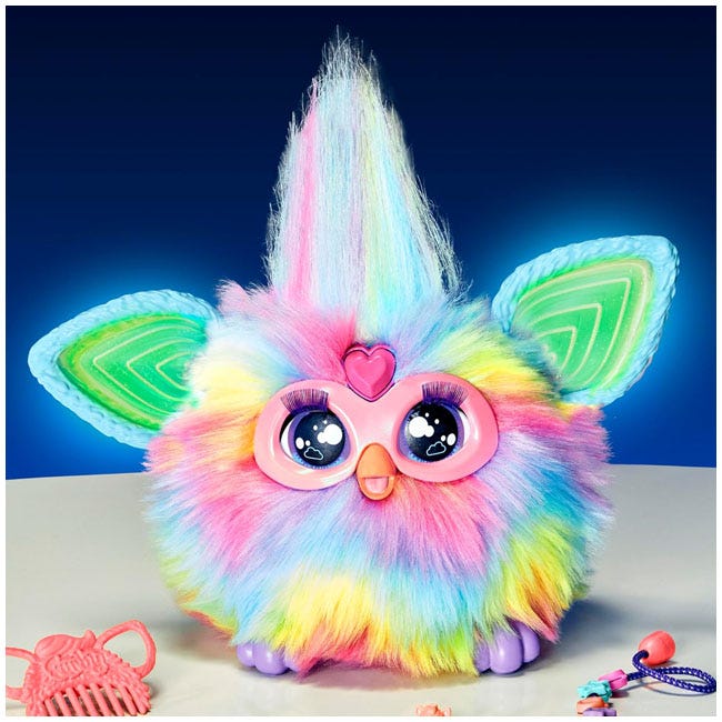 FURBY TIE DYE PLUSH INTERACTIVE TOY
