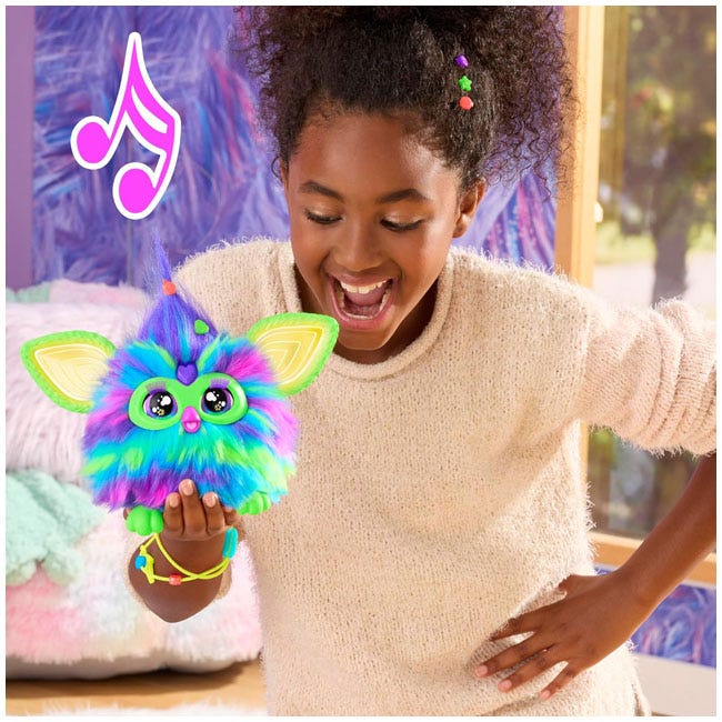 FURBY GALAXY EDITION GLOW IN THE DARK PLUSH INTERACTIVE TOY