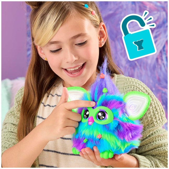FURBY GALAXY EDITION GLOW IN THE DARK PLUSH INTERACTIVE TOY