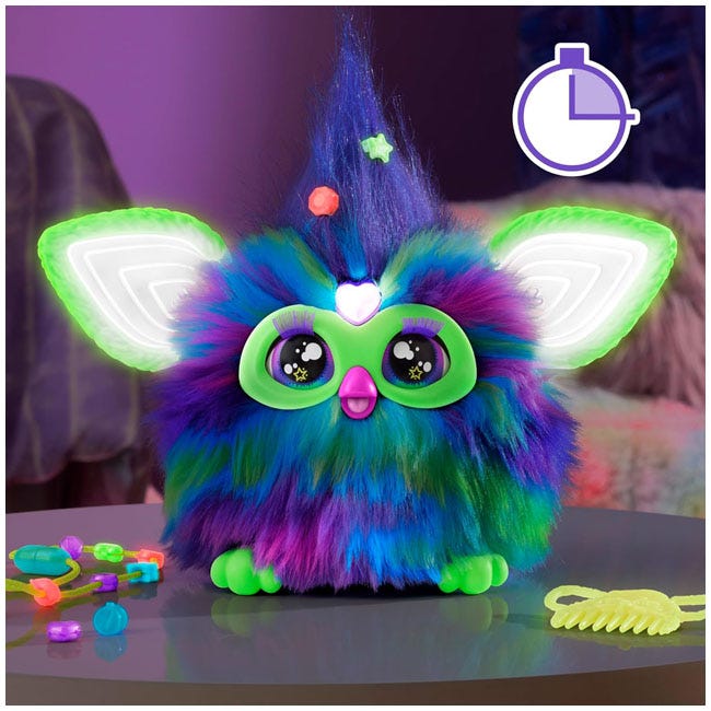 FURBY GALAXY EDITION GLOW IN THE DARK PLUSH INTERACTIVE TOY