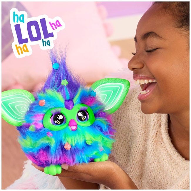 FURBY GALAXY EDITION GLOW IN THE DARK PLUSH INTERACTIVE TOY