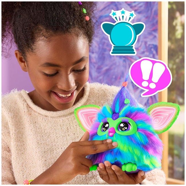 FURBY GALAXY EDITION GLOW IN THE DARK PLUSH INTERACTIVE TOY