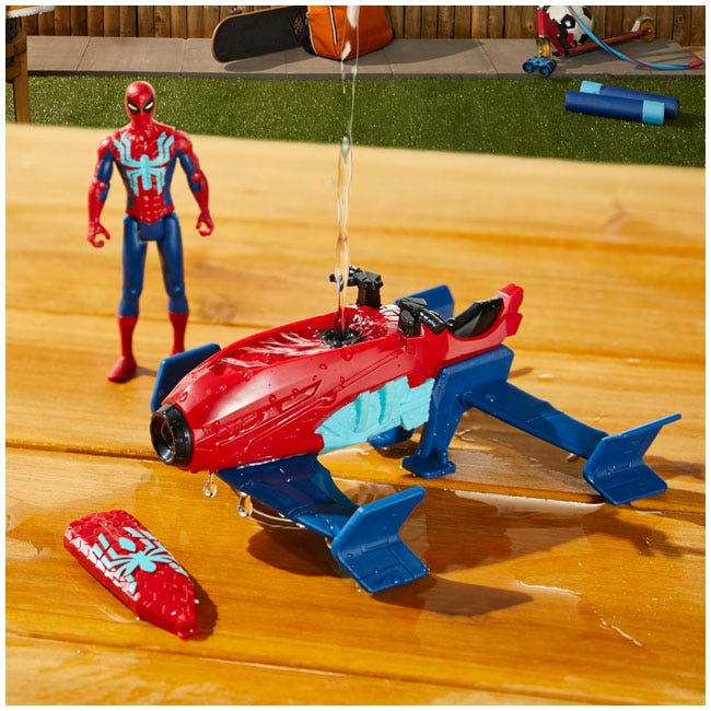MARVEL SPIDER MAN WEB SPLASHERS HYDRO JET BLAST VECHICLE