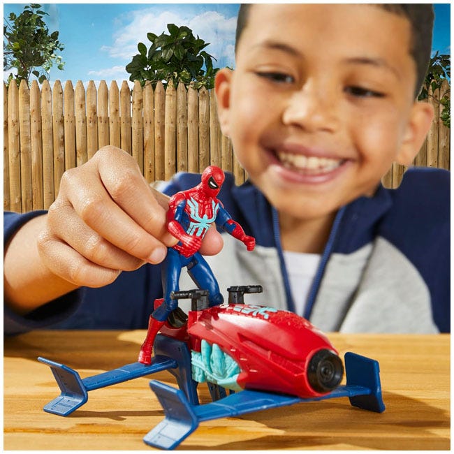 MARVEL SPIDER MAN WEB SPLASHERS HYDRO JET BLAST VECHICLE