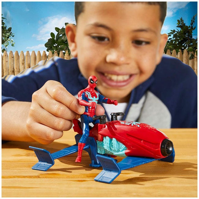MARVEL SPIDER MAN WEB SPLASHERS HYDRO JET BLAST VECHICLE