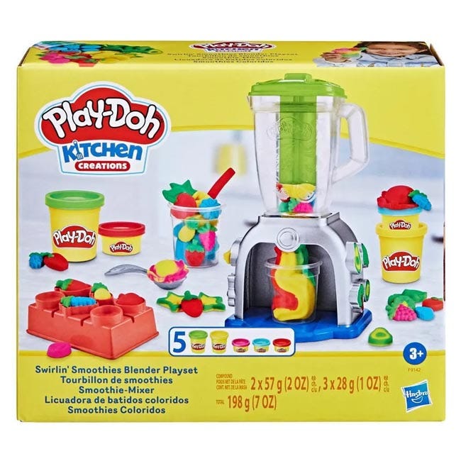 PLAY-DOH SWIRLIN SMOOTHIES TOY BLENDER PLAYSET