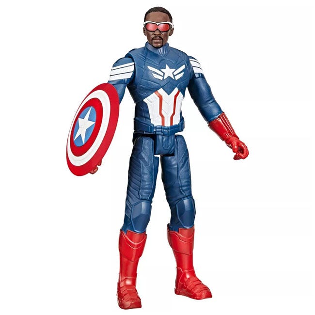 MARVEL CAPTAIN AMERICA BRAVE NEW WORLD  TITAN CAPTAIN AMERIC