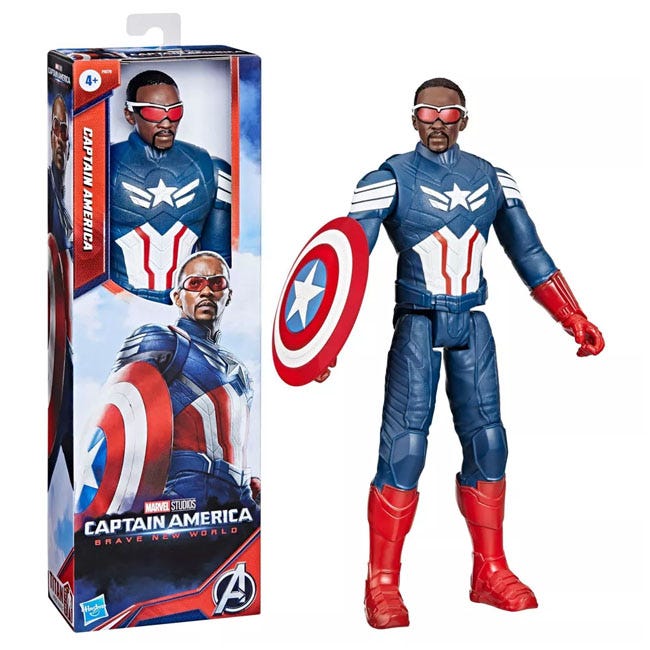 MARVEL CAPTAIN AMERICA BRAVE NEW WORLD  TITAN CAPTAIN AMERIC