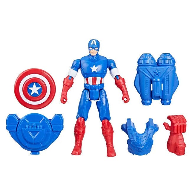 MARVEL AVENGERS EPIC HERO SERIES BATTLE GEAR CAPTAIN AMERICA