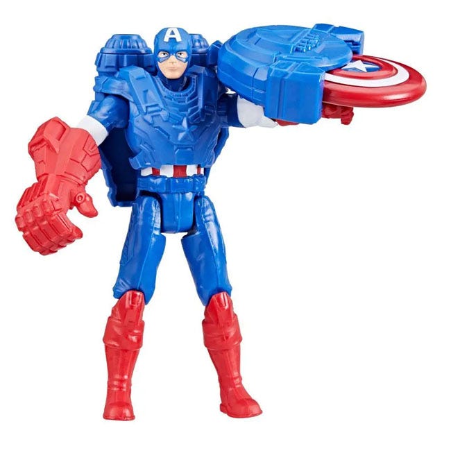 MARVEL AVENGERS EPIC HERO SERIES BATTLE GEAR CAPTAIN AMERICA