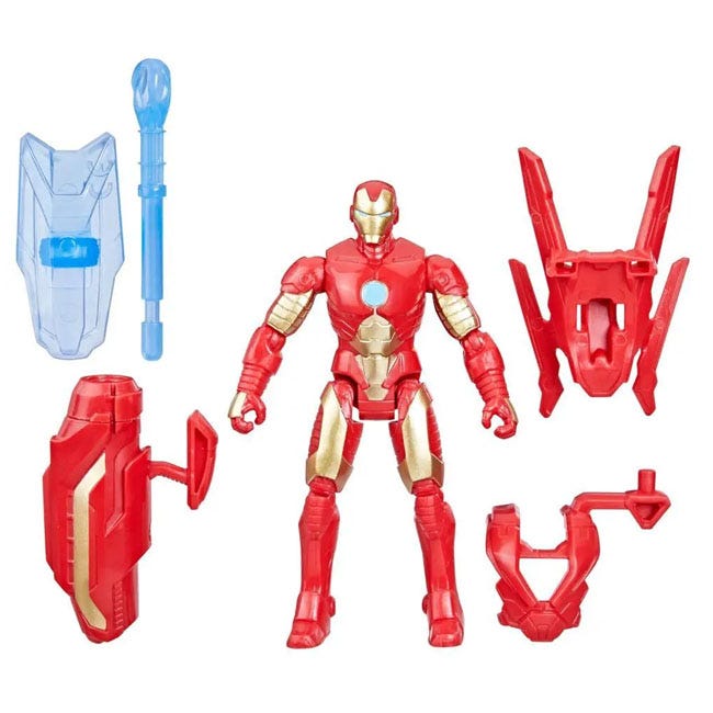 MARVEL AVENGERS EPIC HERO SERIES IRON MAN BATTLE GEAR FIGURE