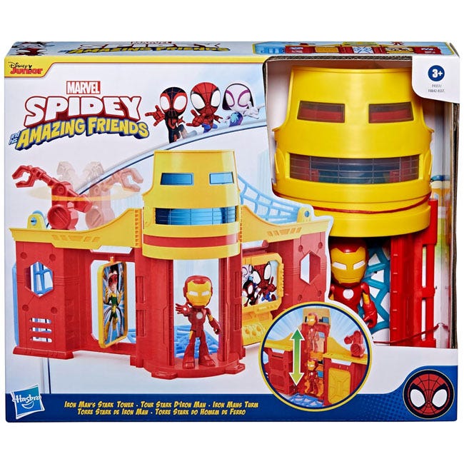 SPIDEY AND HIS FRIENDS STARK TOWER SCENE PLAYSET
