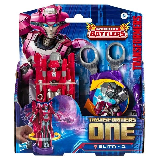 TRANSFORMERS 4.5-INCH ONE ROBOT BATTLERS ELITA-1