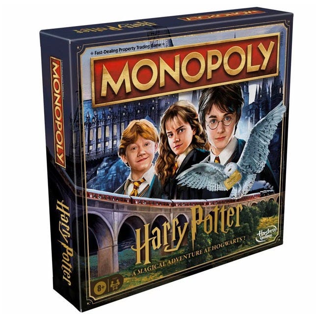 HASBRO MONOPOLY HARRY POTTER EDITION BOARD GAME
