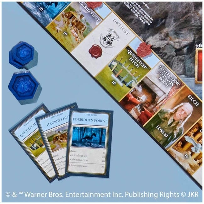 HASBRO MONOPOLY HARRY POTTER EDITION BOARD GAME