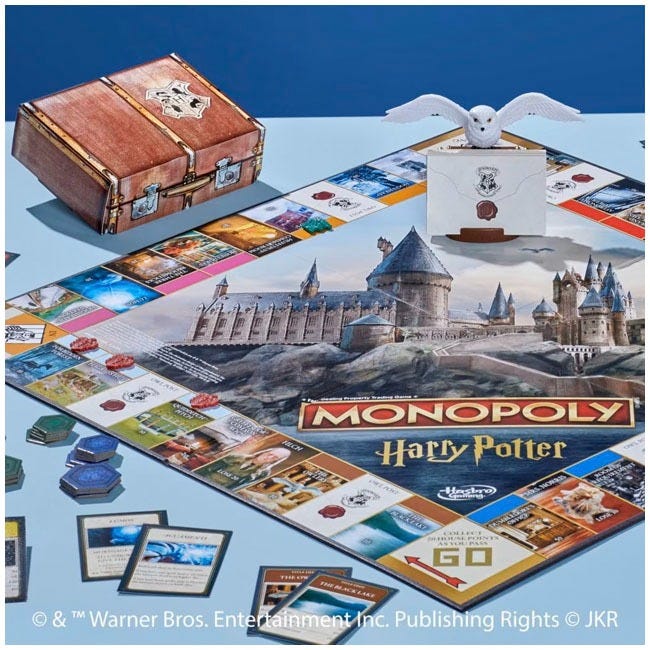HASBRO MONOPOLY HARRY POTTER EDITION BOARD GAME