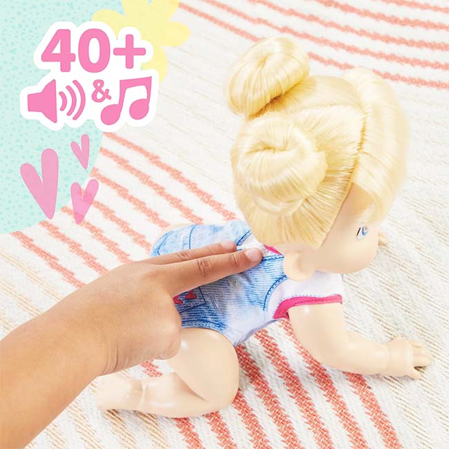 BABY ALIVE CRAWL N PLAY HARPER HUGS BABY DOLL PLAYSET