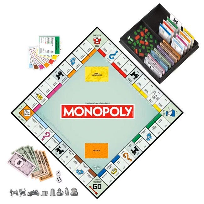 HASBRO MONOPOLY CLASSIC BOARD GAME