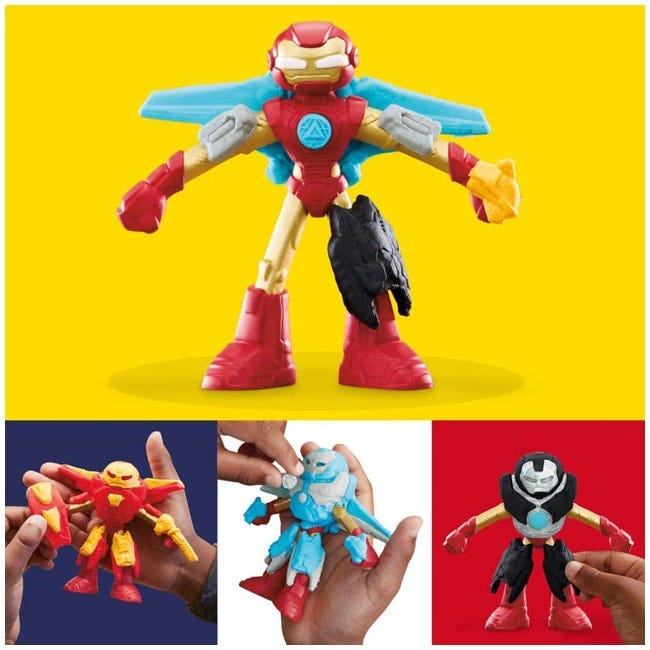 PLAYDOH MARVEL IRON MAN ARMOR MAKER LAB PLAYSET