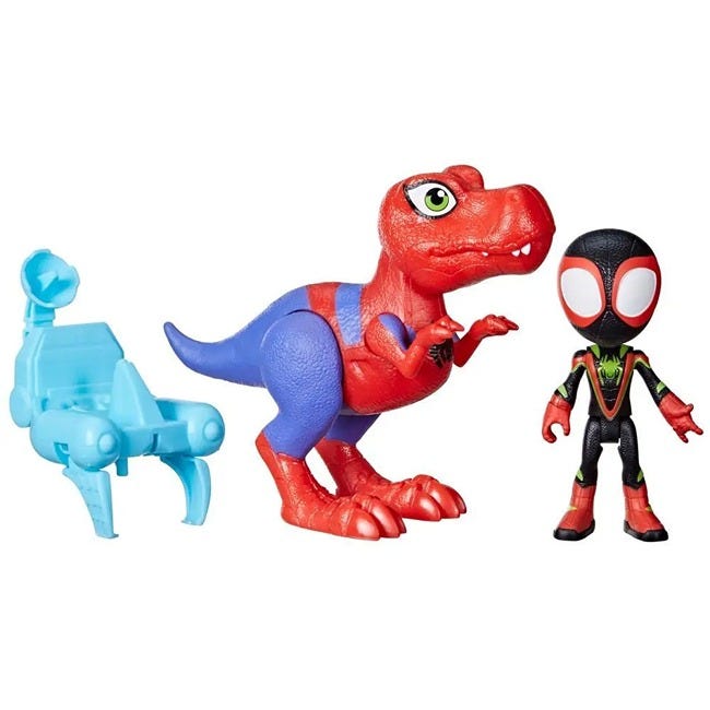 MARVEL SPIDEY AND HIS AMAZING FRIENDS DINO WEBS REX AND MILE