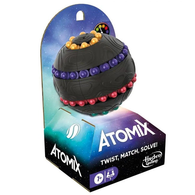 HASBRO ATOMIX BRAIN TEASER PUZZLE SPHERE GAME