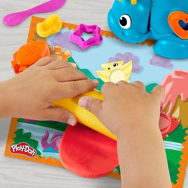 PLAYDOH SHAPES AND COLORS DINO STARTER SET