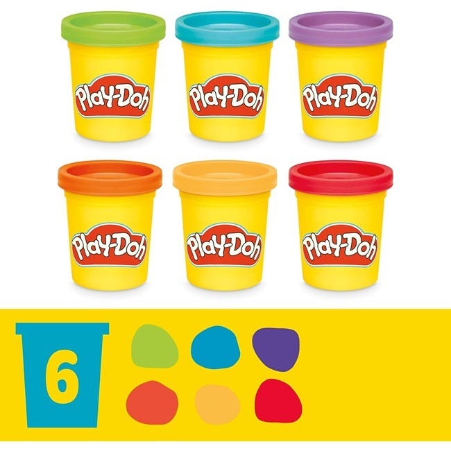 PLAYDOH SHAPES AND COLORS DINO STARTER SET