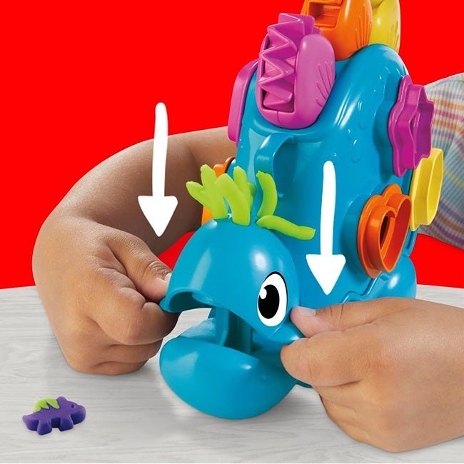 PLAYDOH SHAPES AND COLORS DINO STARTER SET