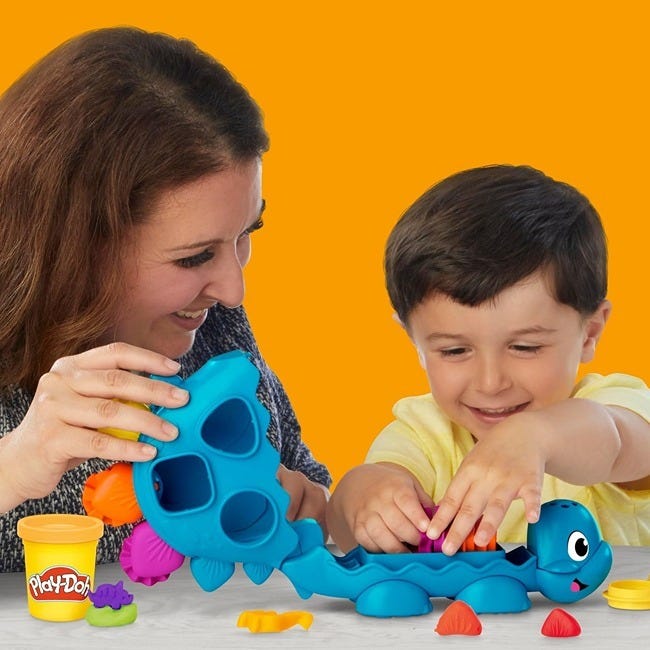 PLAYDOH SHAPES AND COLORS DINO STARTER SET