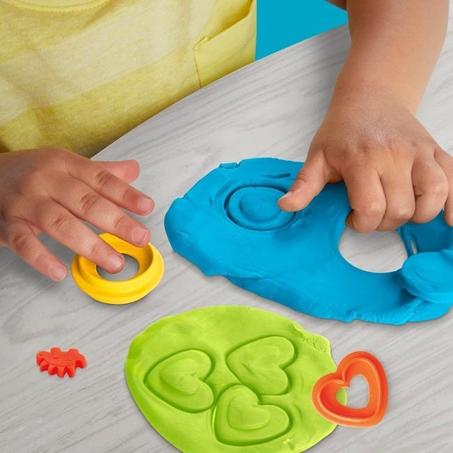 PLAYDOH SHAPES AND COLORS DINO STARTER SET
