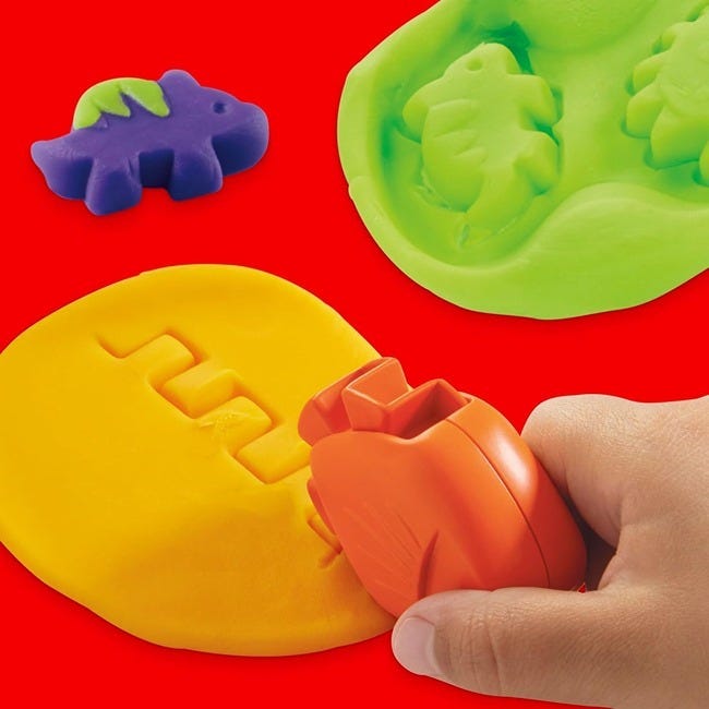 PLAYDOH SHAPES AND COLORS DINO STARTER SET